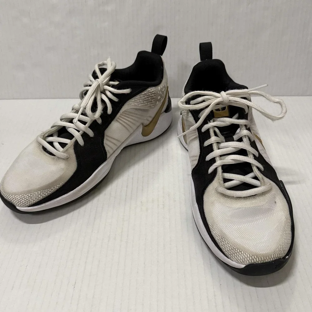 Nike Sabrina 2 Shoes Youth 6.5Y Gold Quest Basketball Sneakers FQ7377-001
